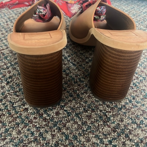 dolce vita Aleeya heels with tie front scarf detail size 10 - Picture 5 of 7